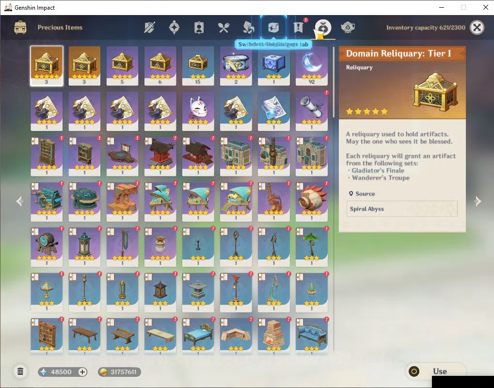 Genshin Impact Accounts ASIA | Ready Gacha | AR 55 | 48500 Primo + 60 IF + image 10