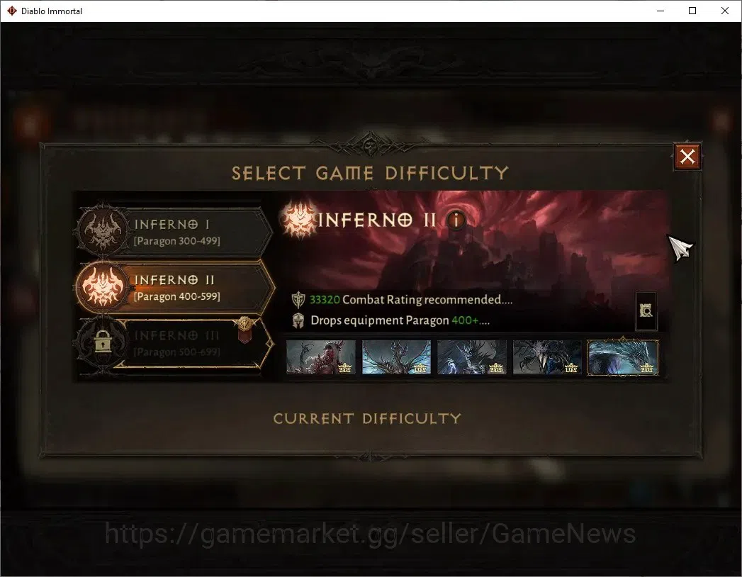 Diablo Immortal Accounts High-End SA - Verathiel|CS ON|Lv60(516) Druid |CR 34313 |Reso 330 |Paragon Vanquisher |Inferno II 11
