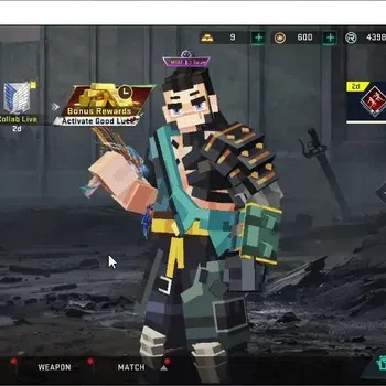 Blood Strike Accounts Collab Skin ASIA|ETERNAL MP7 Tidesong Lv2|Collab AOT M4A1 Battle of Faith,Female Titan|Ultra FN2K