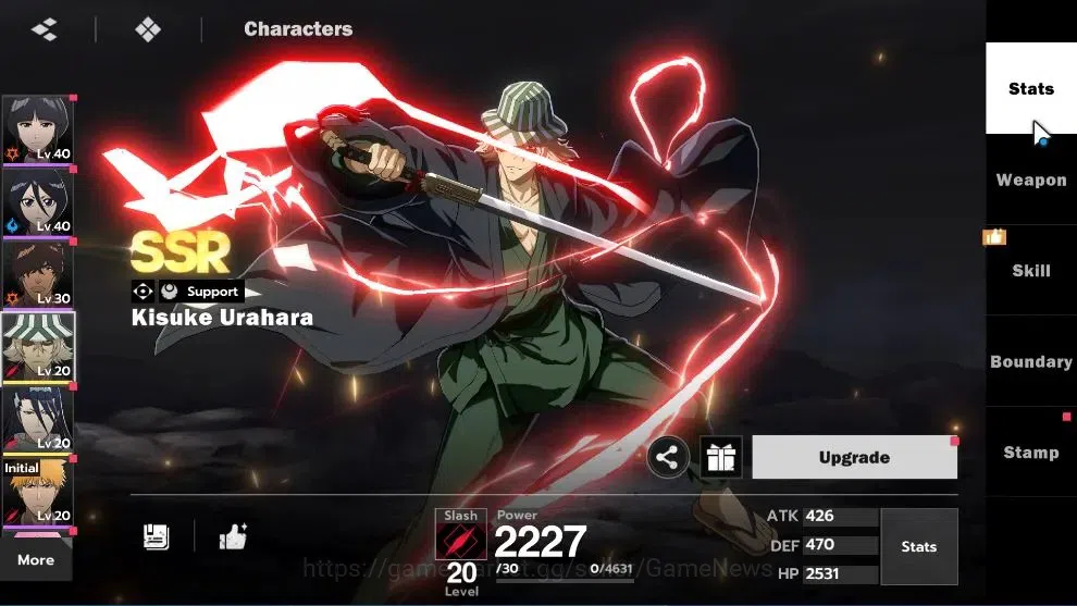 BLEACH: Soul Resonance Accounts NuverseSEA|Lv 35|6 SSR|(Ulqiuorra,Aizen,Yoruici)+Stamp,Sajin,Urahara,Byakuya|3 Sign|12 SR 12
