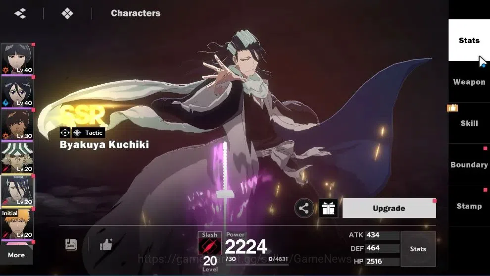 BLEACH: Soul Resonance Accounts NuverseSEA|Lv 35|6 SSR|(Ulqiuorra,Aizen,Yoruici)+Stamp,Sajin,Urahara,Byakuya|3 Sign|12 SR 13