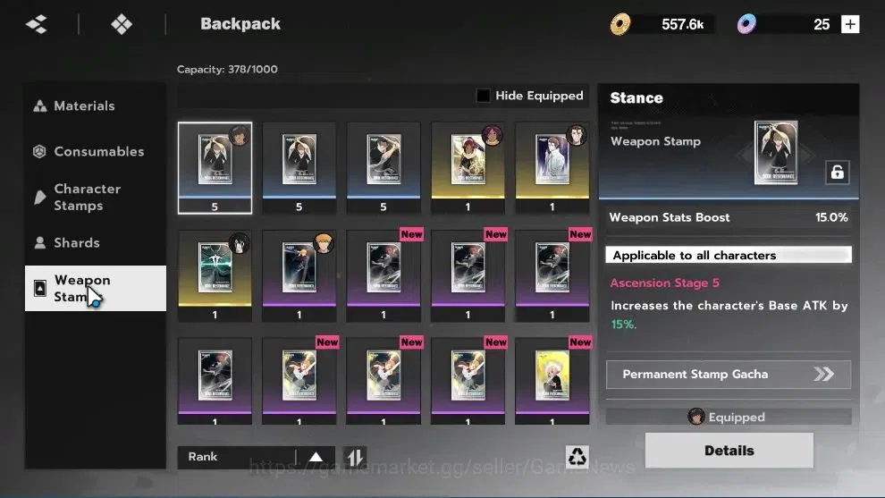 BLEACH: Soul Resonance Accounts NuverseSEA|Lv 35|6 SSR|(Ulqiuorra,Aizen,Yoruici)+Stamp,Sajin,Urahara,Byakuya|3 Sign|12 SR 18