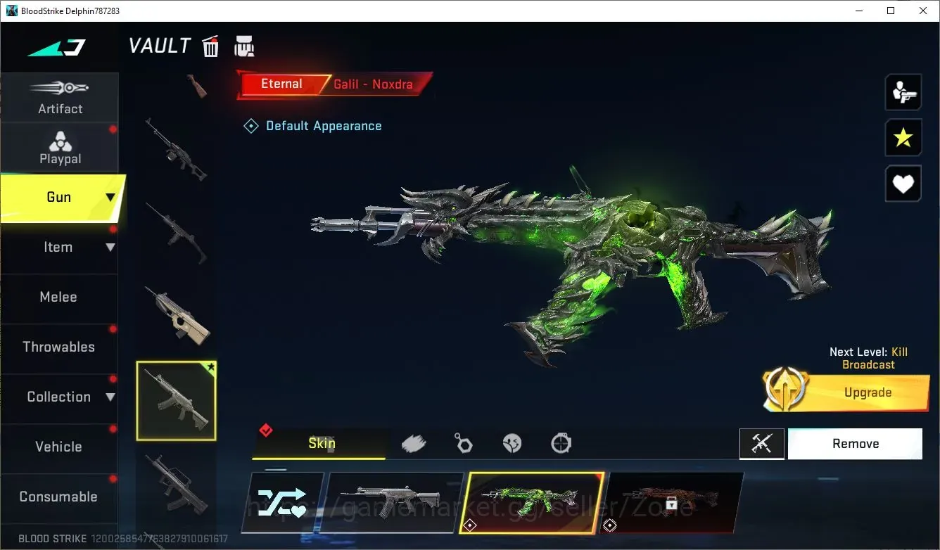 Blood Strike Accounts Starter ASIA|STARTER|1 ETERNAL: Galil-Noxdra|2 LEGENDARY Chest|1 EPIC Rename Card|LogNetEase(BS1204Z) 1
