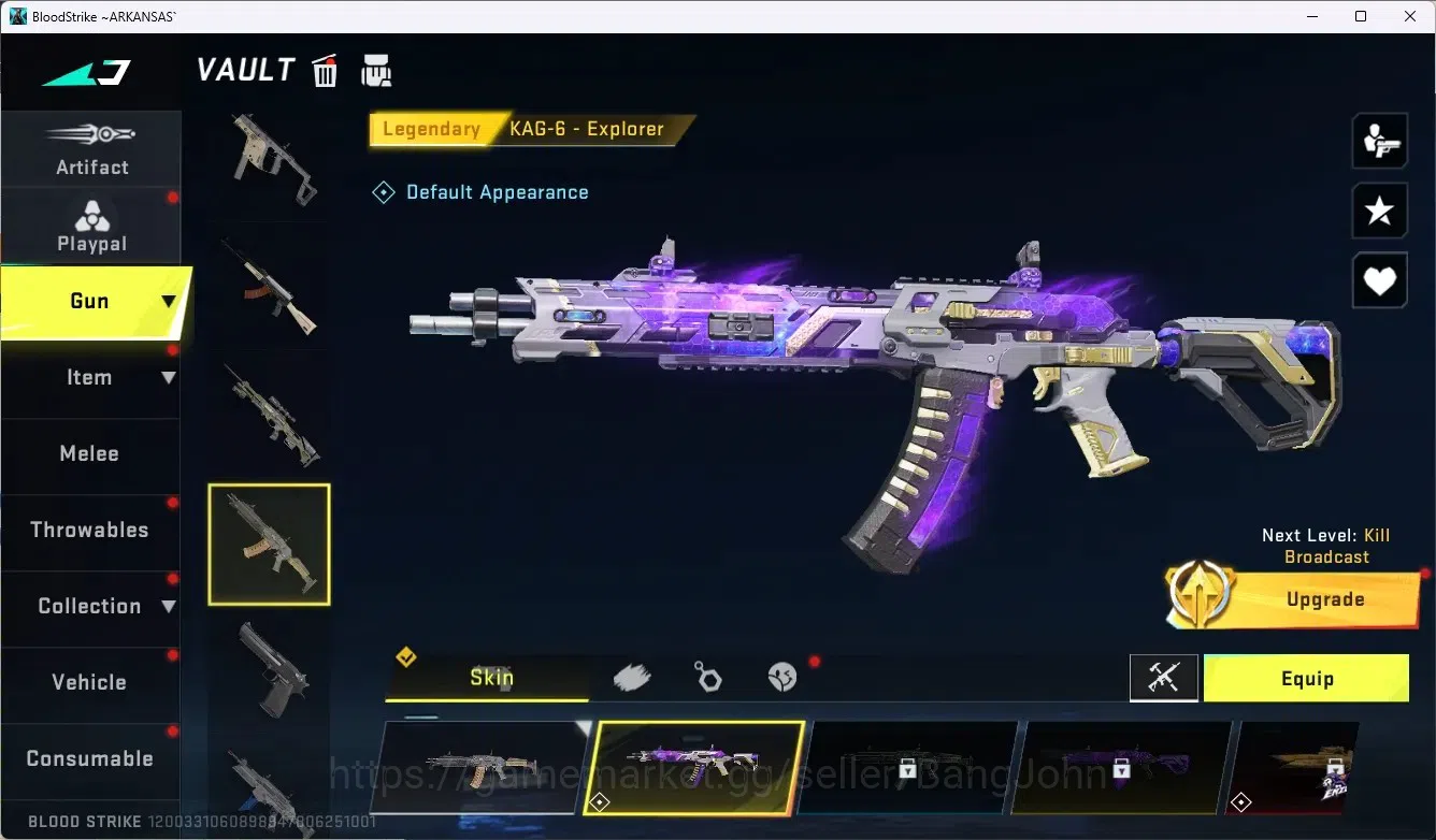 Blood Strike Accounts ASIA | 1 Ultra Gun: UMP45-Ascension | 1 Legendary  image 2