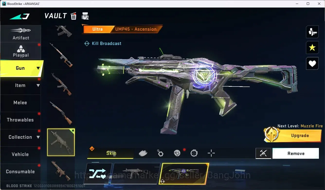 Blood Strike Accounts ASIA | 1 Ultra Gun: UMP45-Ascension | 1 Legendary  image 3