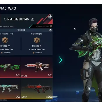 Blood Strike Accounts Others ASIA|1 ETERNAL: Thompson|1 AOT Gun|1 AOT Aircraft|1 ULTRA Gun|2 LEGENDARY Guns|Check