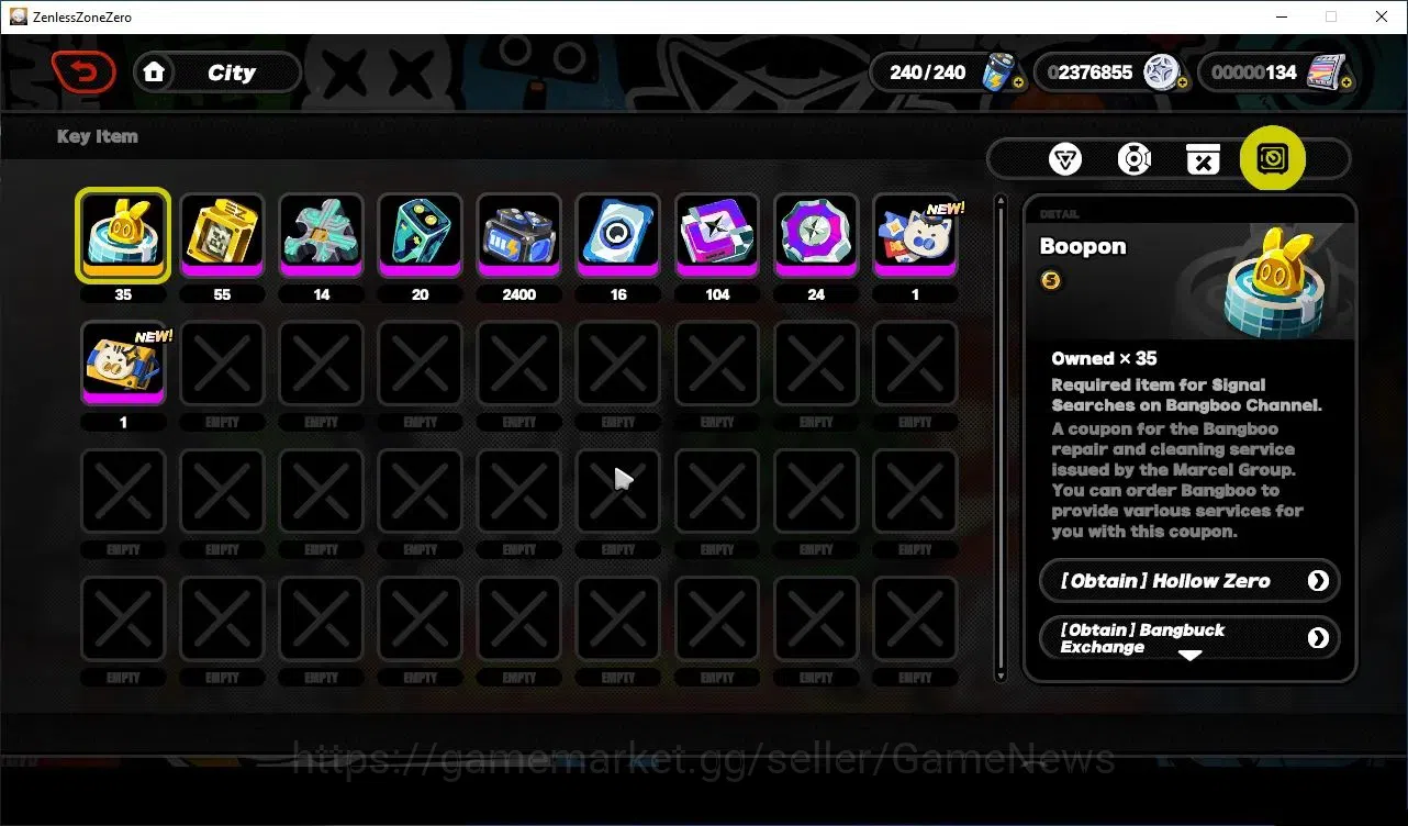 Zenless Zone Zero Accounts Starter ASIA|IK 35|S2 CH6|2 Limited(Promeia,Pyrois)+Sign|2 STD[Rina,Koleda]|1S BangBo|ALL 15