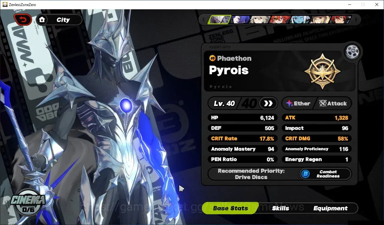 Zenless Zone Zero Accounts Starter ASIA|IK 35|S2 CH6|2 Limited(Promeia,Pyrois)+Sign|2 STD[Rina,Koleda]|1S BangBo|ALL 7