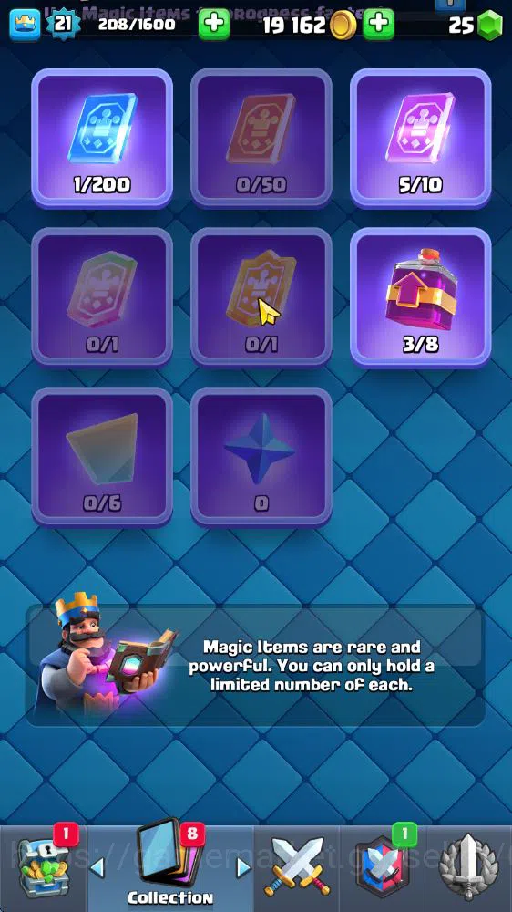 Clash Royale Accounts Midgame Lv 21|Trophy 3668|KTL 8|Limited Skin|Card 67| 2 EVO 2 Legendary 17 Epic 23 Rare 25 11