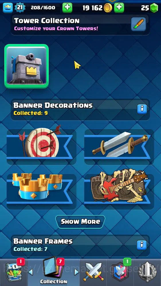Clash Royale Accounts Midgame Lv 21|Trophy 3668|KTL 8|Limited Skin|Card 67| 2 EVO 2 Legendary 17 Epic 23 Rare 25 13