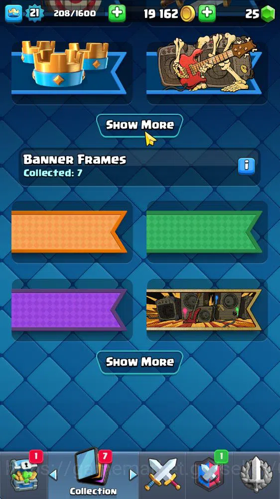 Clash Royale Accounts Midgame Lv 21|Trophy 3668|KTL 8|Limited Skin|Card 67| 2 EVO 2 Legendary 17 Epic 23 Rare 25 14