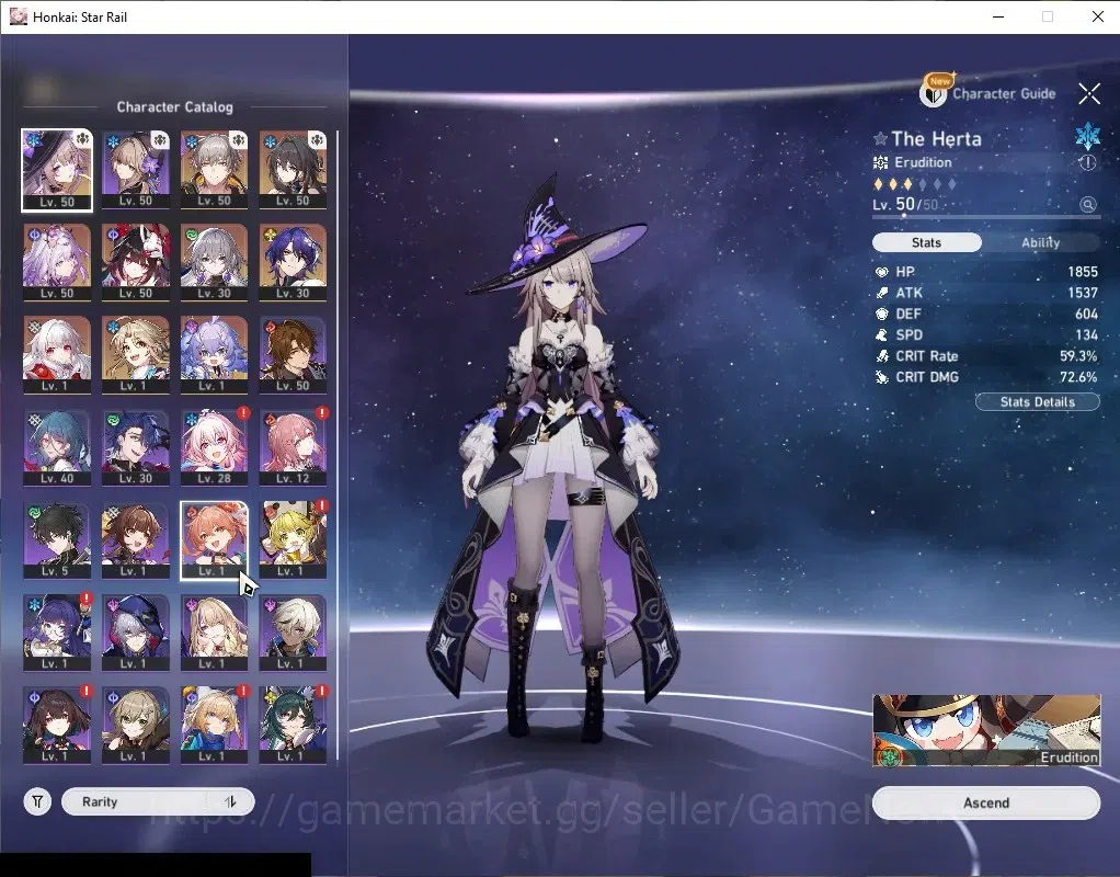 Honkai Star Rail Accounts Asia|TL 34|1 Golden Companion|5 Limited|Castorice, image 4