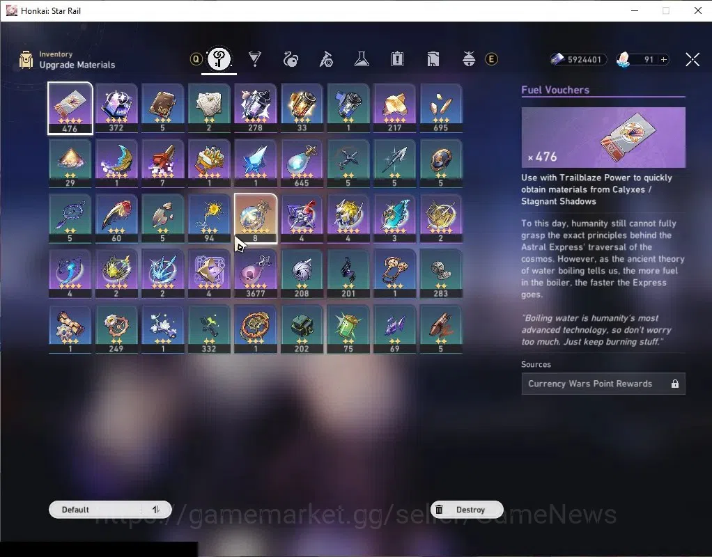 Honkai Star Rail Accounts Asia|TL 34|1 Golden Companion|5 Limited|Castorice, image 5