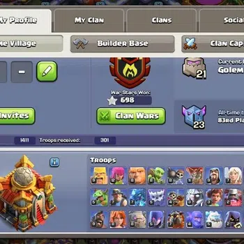 Clash of Clans High-End Global | TH 16-BH 9|LVL 148|HH 10|AQ 77,MP 40,GW 5 image 1