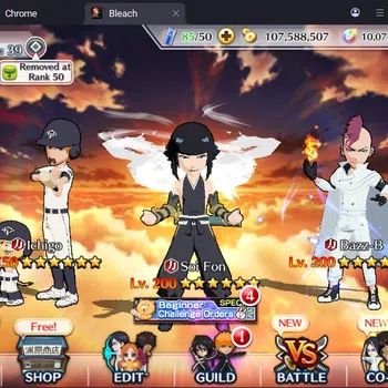 Bleach: Brave Souls Accounts Others Global|107M BP+10K Orb|Fresh Story|Aizen6th,IchigoDT,Bazz-B & Soi fonTYBW24,Bambietta