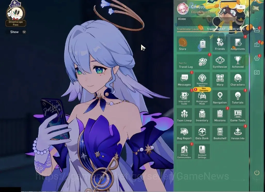 Honkai Star Rail Accounts Others Asia|TL 65|8 Limited|(Castorice,Evanescia,Hyacine)+Sign Robin,Yao Guang,Acheron,DHPT,Ruan 1
