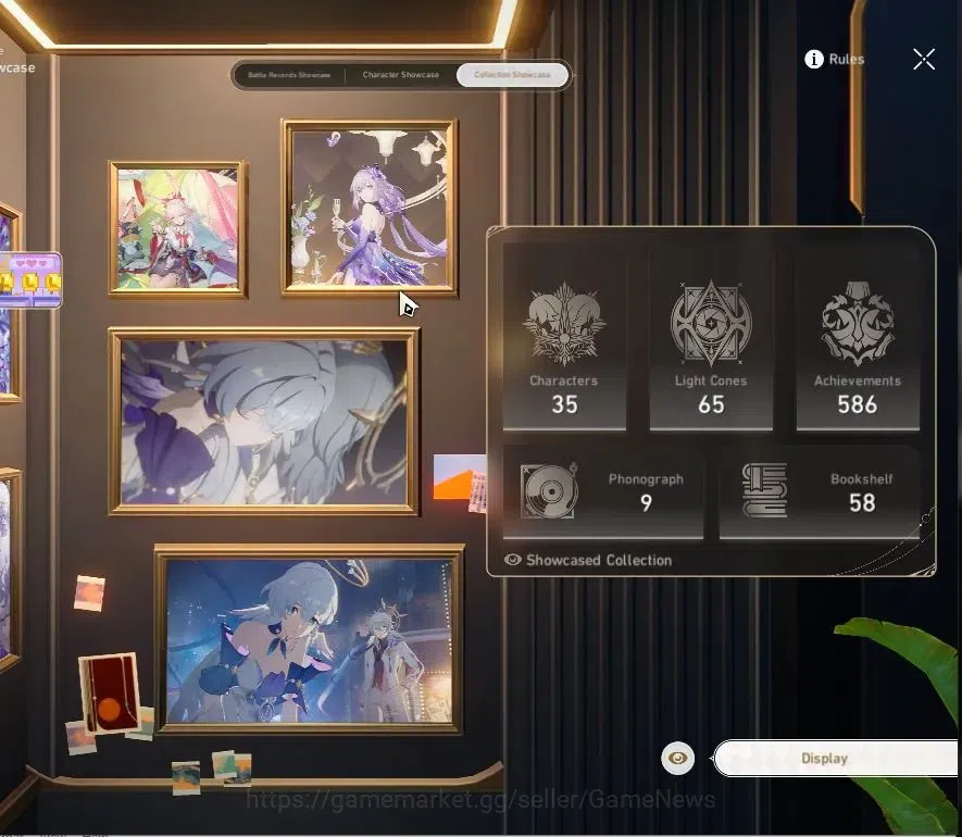 Honkai Star Rail Accounts Others Asia|TL 65|8 Limited|(Castorice,Evanescia,Hyacine)+Sign Robin,Yao Guang,Acheron,DHPT,Ruan 3