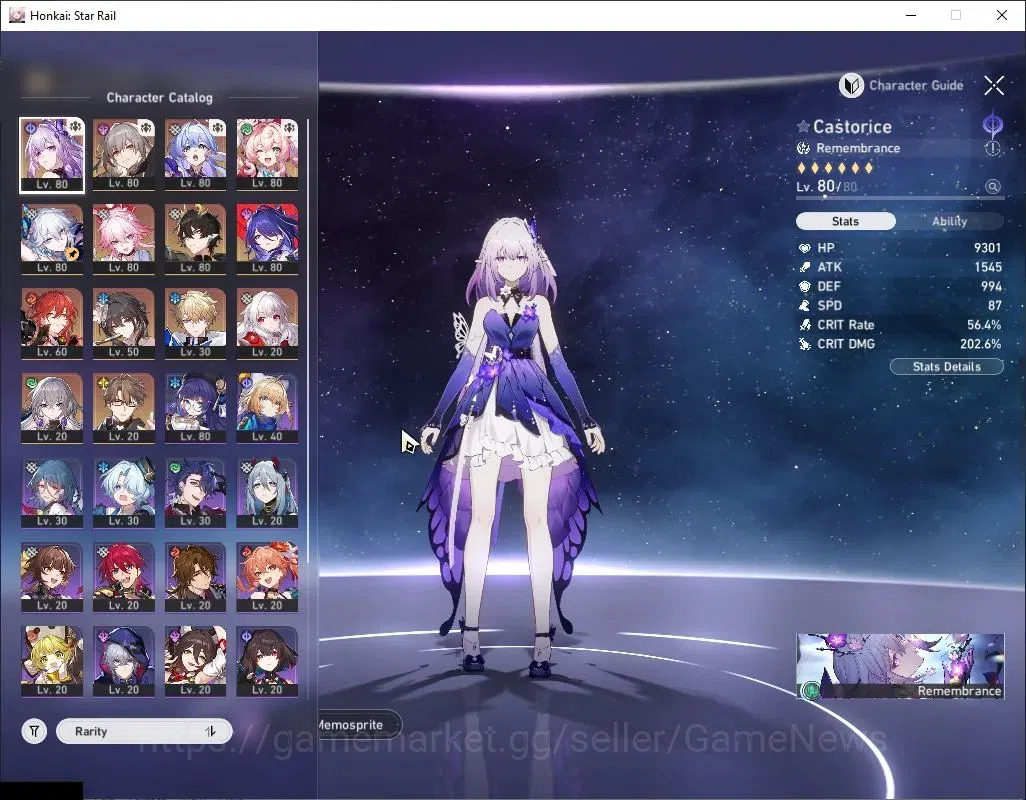 Honkai Star Rail Accounts Others Asia|TL 65|8 Limited|(Castorice,Evanescia,Hyacine)+Sign Robin,Yao Guang,Acheron,DHPT,Ruan 4