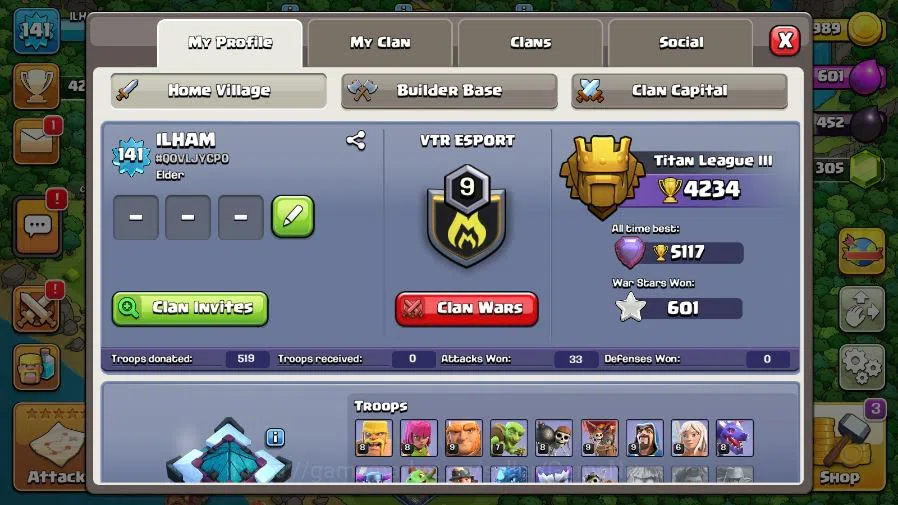 Clash of Clans Accounts TH13-BH9 LV141|TROPHY 4234|HH 7|BK 62,AQ 75,GW 46, image 2