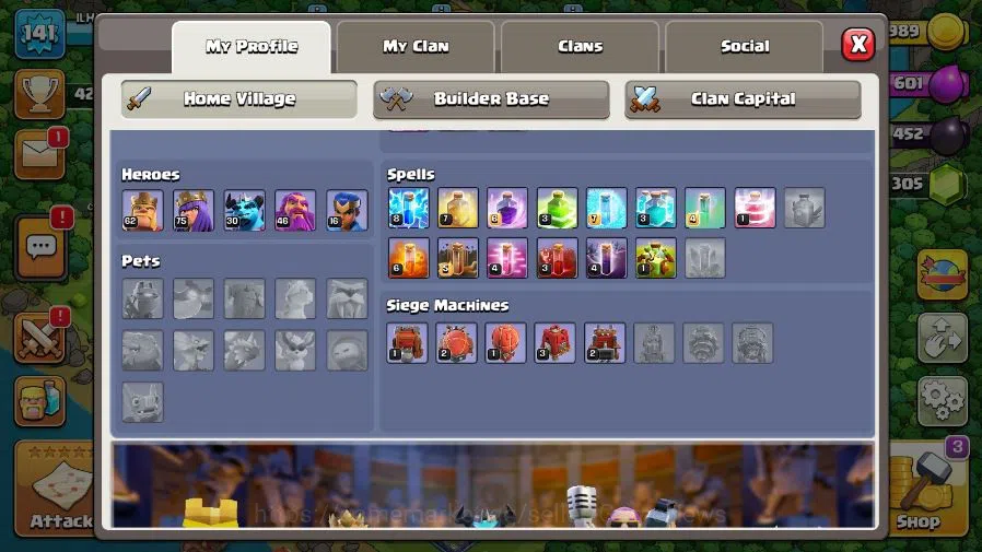 Clash of Clans Accounts TH13-BH9 LV141|TROPHY 4234|HH 7|BK 62,AQ 75,GW 46, image 4