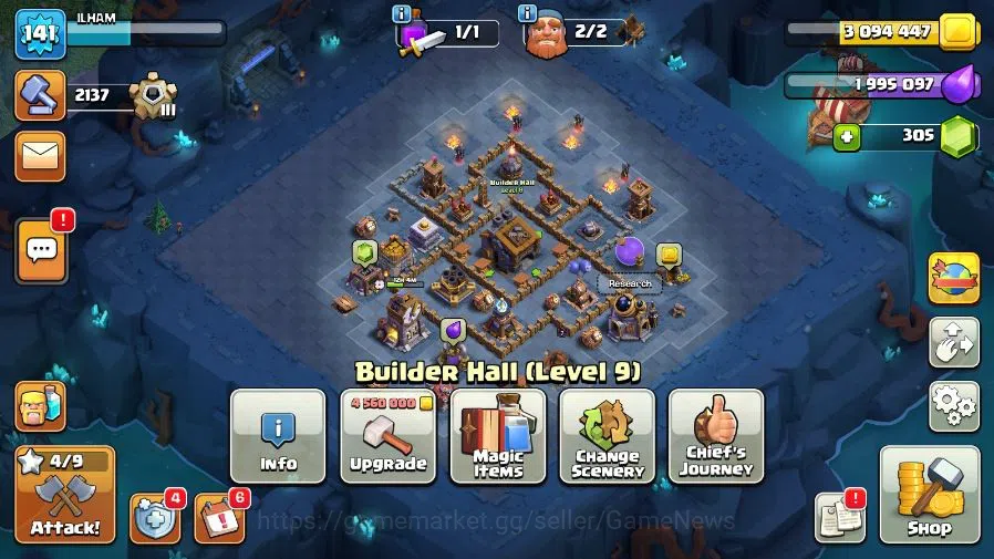 Clash of Clans Accounts TH13-BH9 LV141|TROPHY 4234|HH 7|BK 62,AQ 75,GW 46, image 6