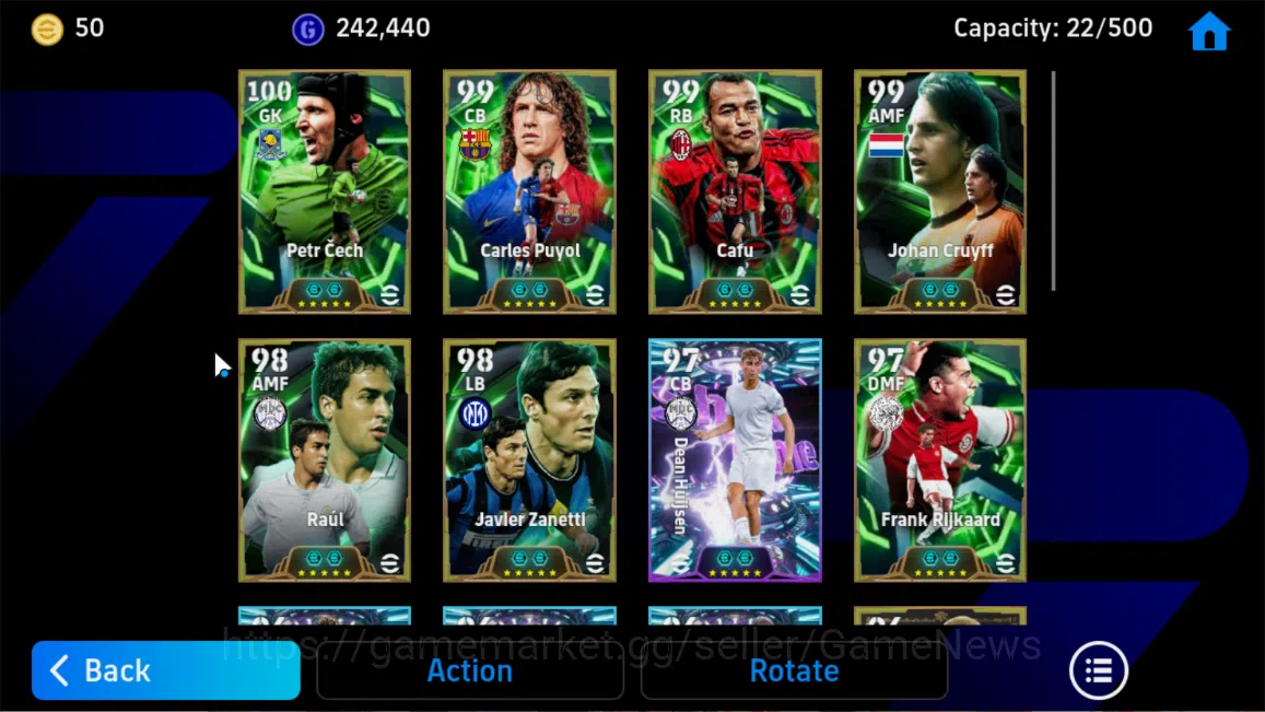 eFootball Accounts Mobile|Johan Cruyff(MomentumDribbling),Neymar Jr(B image 5