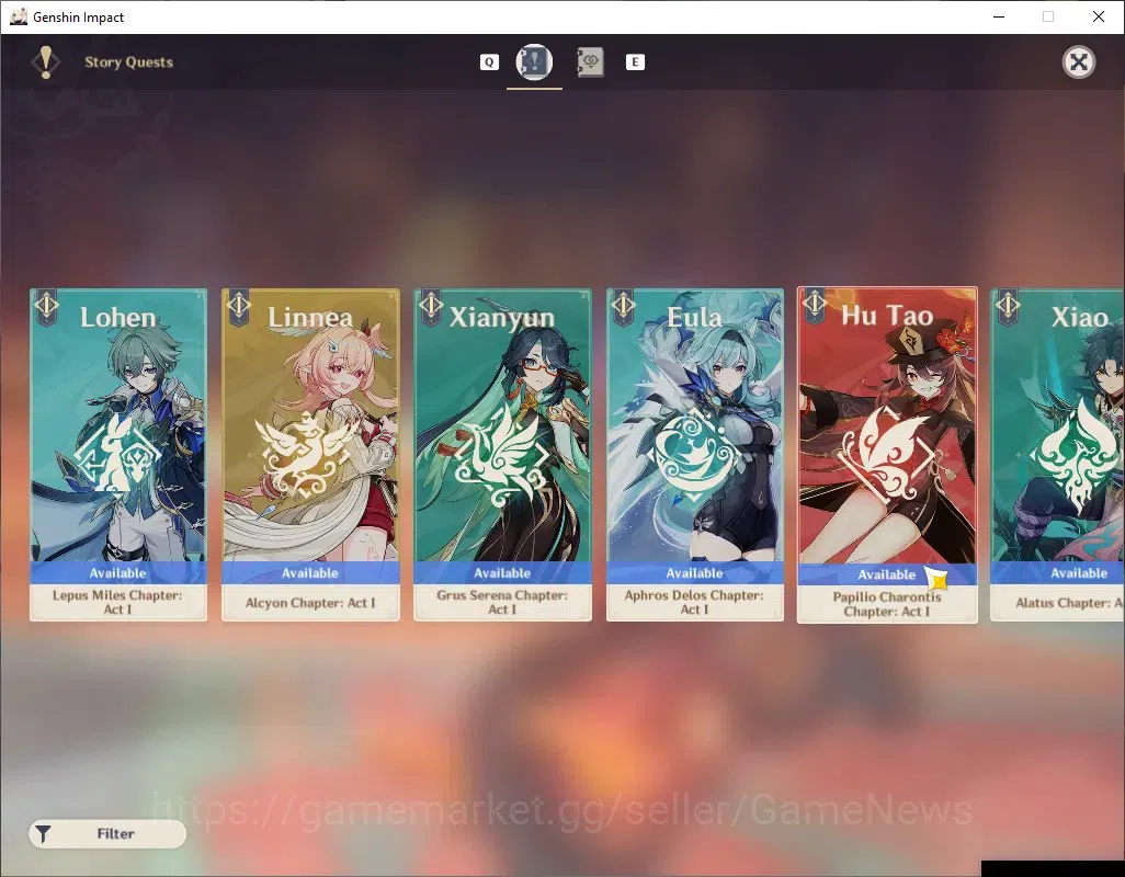 Genshin Impact Accounts ASIA|AR 45|1 Limited + 3 (*5 Weapon)| Mavuika + Si image 19