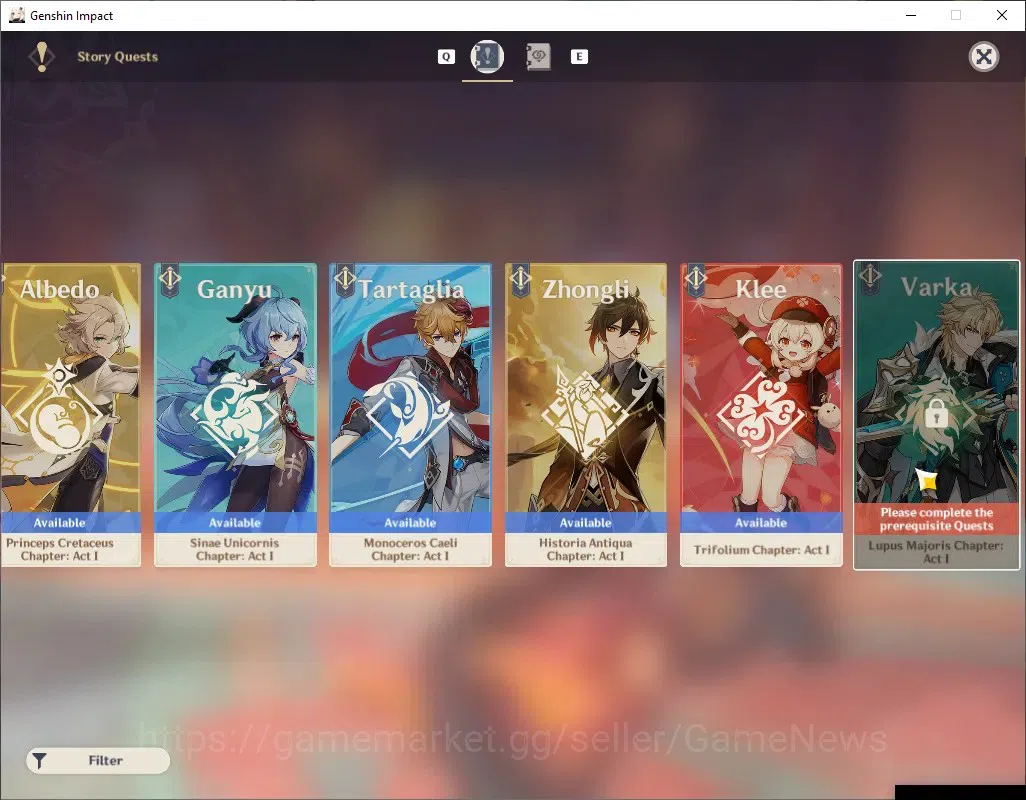 Genshin Impact Accounts ASIA|AR 45|1 Limited + 3 (*5 Weapon)| Mavuika + Si image 20