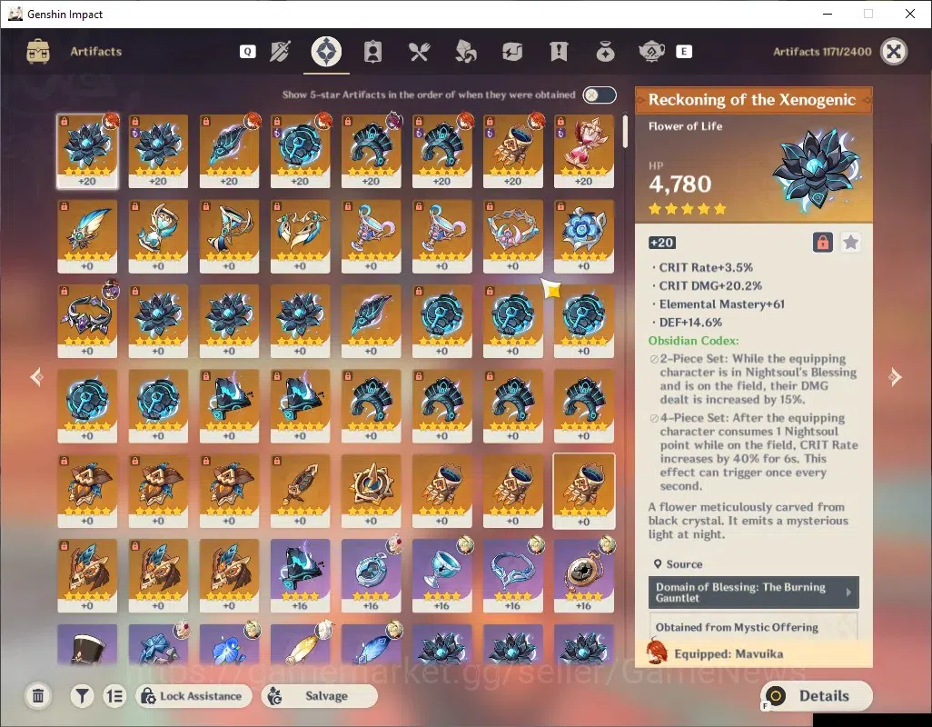 Genshin Impact Accounts ASIA|AR 45|1 Limited + 3 (*5 Weapon)| Mavuika + Si image 5