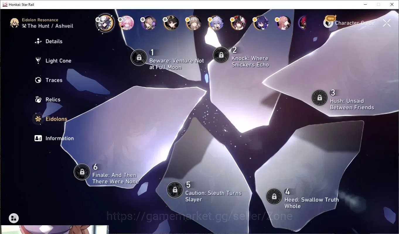Honkai Star Rail Accounts Others ASIA|L50 Ashveil|L50 Cyrene|L50 Herta|L50 Dan Heng|L50 March 7th|L50 Asta|Cruising LC L50 7