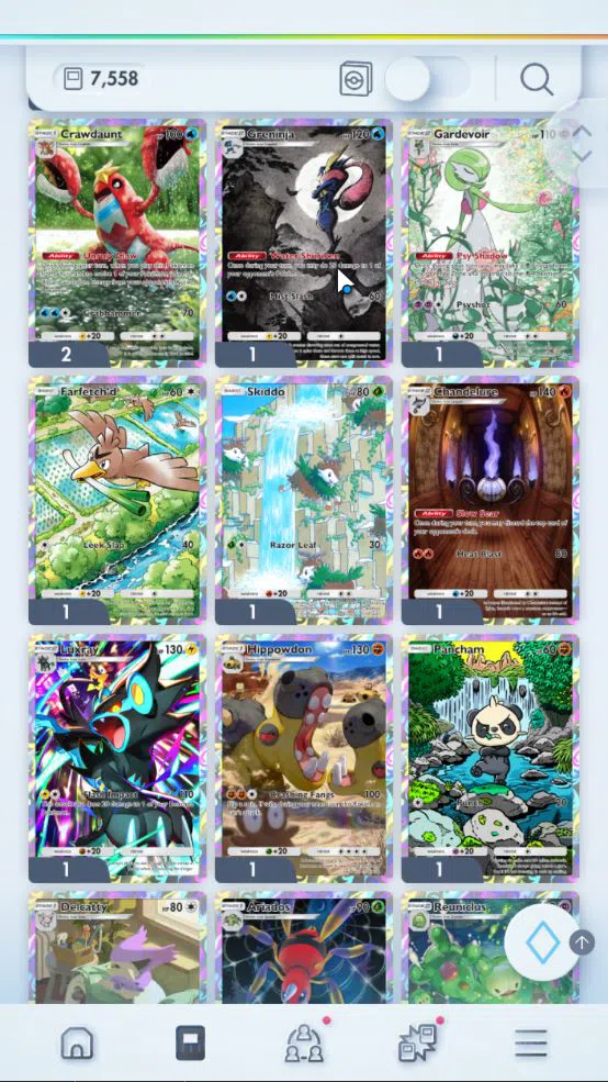 Pokémon TCG Pocket Accounts EN 7,5K Card|129 EX|2Crown [Solgaleo,MCore Barier] image 11