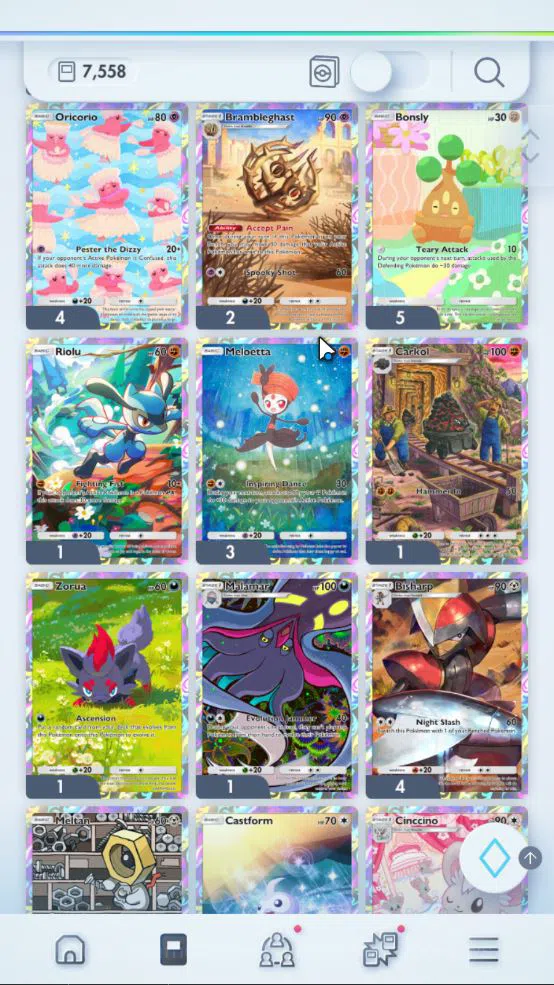 Pokémon TCG Pocket Accounts EN 7,5K Card|129 EX|2Crown [Solgaleo,MCore Barier] image 14