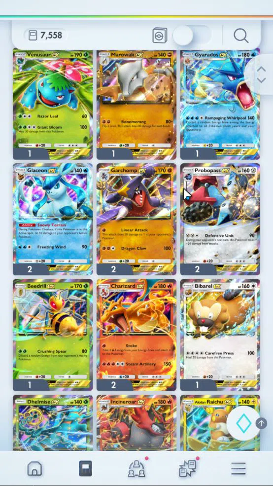 Pokémon TCG Pocket Accounts EN 7,5K Card|129 EX|2Crown [Solgaleo,MCore Barier] image 15
