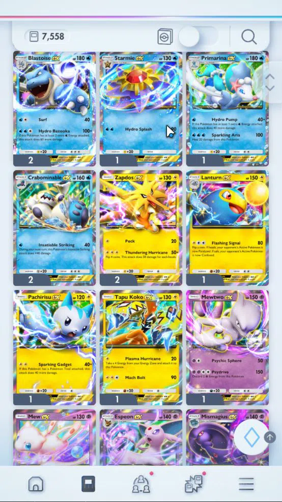 Pokémon TCG Pocket Accounts EN 7,5K Card|129 EX|2Crown [Solgaleo,MCore Barier] image 17