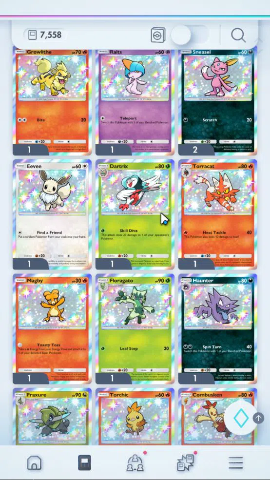 Pokémon TCG Pocket Accounts EN 7,5K Card|129 EX|2Crown [Solgaleo,MCore Barier] image 3