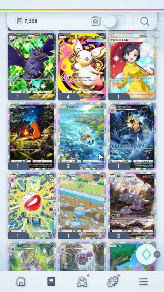 Pokémon TCG Pocket Accounts EN 7,5K Card|129 EX|2Crown [Solgaleo,MCore Barier] image 8