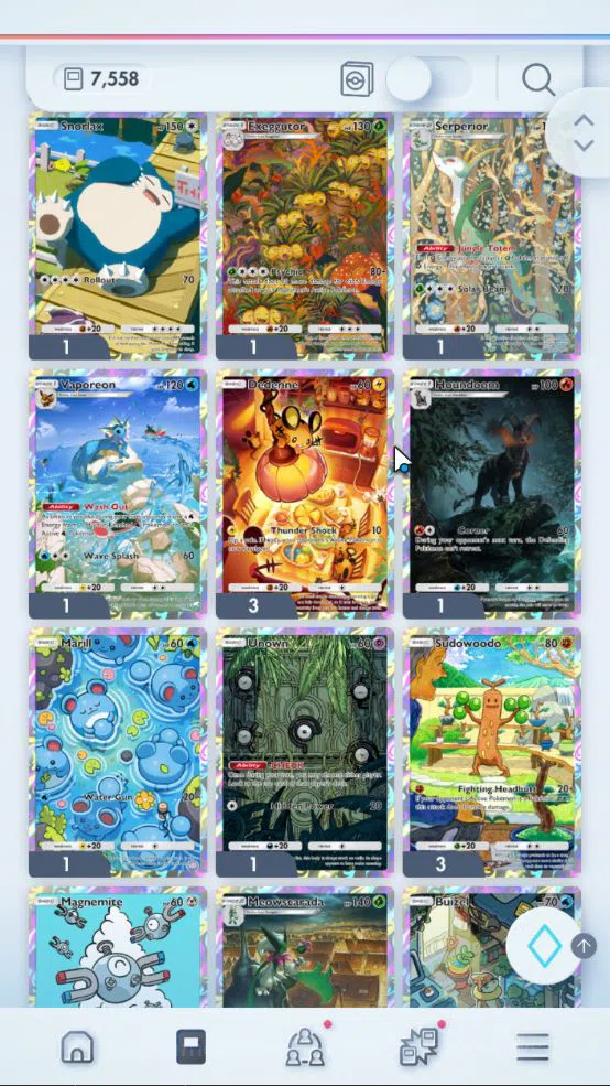 Pokémon TCG Pocket Accounts EN 7,5K Card|129 EX|2Crown [Solgaleo,MCore Barier] image 9