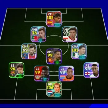 eFootball Accounts Legends & Iconic Players Mobile |PW 2970|Epic VanDeSar Aubameyang,Shwt Yamal Messi IbrahimMaza,etc|Coach