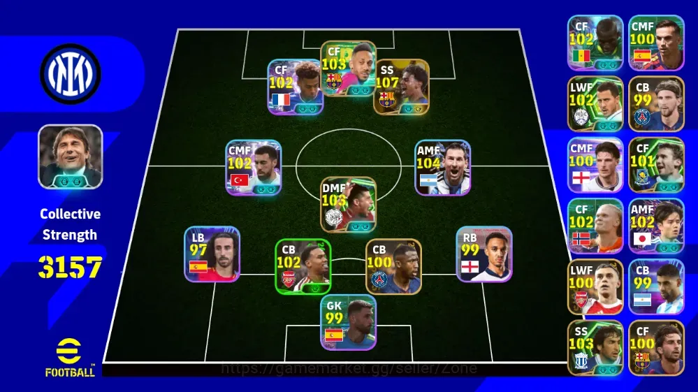 eFootball Accounts Legends & Iconic Players Mobile|PW 3157|Baloon Door Lamine Yamal, Epic Rijkaard 1