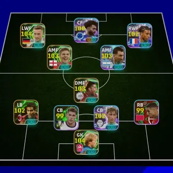 eFootball Accounts Legends & Iconic Players Mobile|PW 3149|Epic Reus, Gerrard, Kahn, Rijkaard|Showtime Huijsen