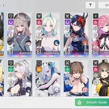 Chaos Zero Nightmare Accounts ASIA Lv 56|17