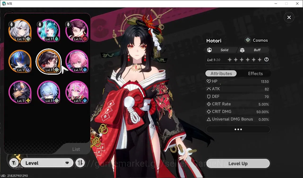 Neverness to Everness Accounts Global NA |HL 3| 2 SSR Hotori, Daffodil + Selector image 1