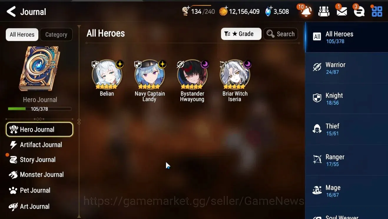 Epic Seven Accounts GLOBAL Unverif|NewEra|4 ML(BHwayoung,Belian,NC Lan image 4