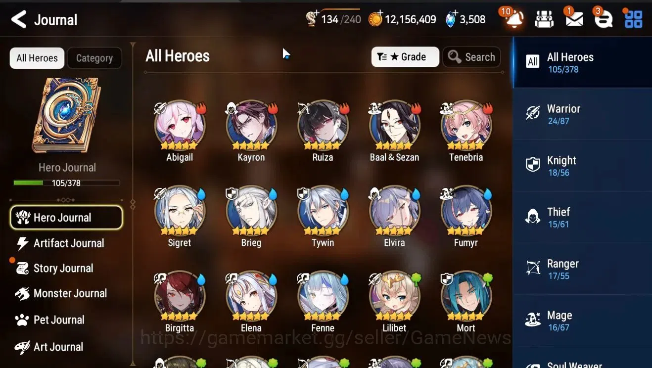 Epic Seven Accounts GLOBAL Unverif|NewEra|4 ML(BHwayoung,Belian,NC Lan image 5