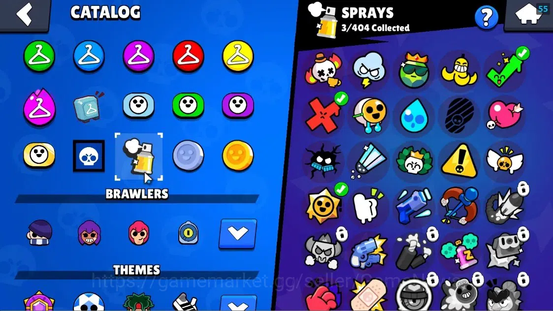 Brawl Stars Accounts 847 Trophy|14 Brawlers 1 Max Lvl Full Buffies Edgar|1 Super Rare Skin (Ash Boy)|8800 Bling|CN 12