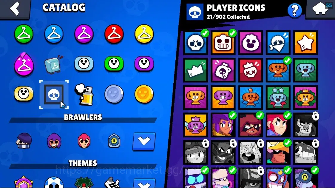 Brawl Stars Accounts 847 Trophy|14 Brawlers 1 Max Lvl Full Buffies Edgar|1 Super Rare Skin (Ash Boy)|8800 Bling|CN 13