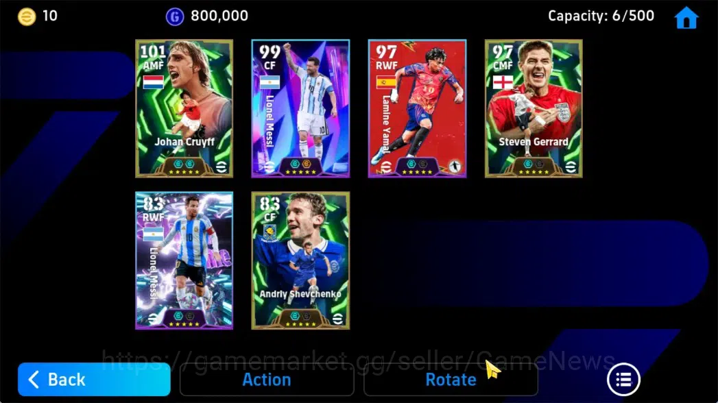 eFootball Accounts Android|Epic Johan Cruyff,Steven Gerrard,Andriy Sh image 7