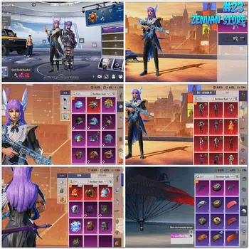 PUBG Mobile Accounts 🔥 #23 PUBG MOBILE 🌍 GLOBAL 💎 GLACIER M416 Lv.4 👑 501 Cosmetics ⚔️ 189 Outfits ⭐ 136 Headgear 🌟 8