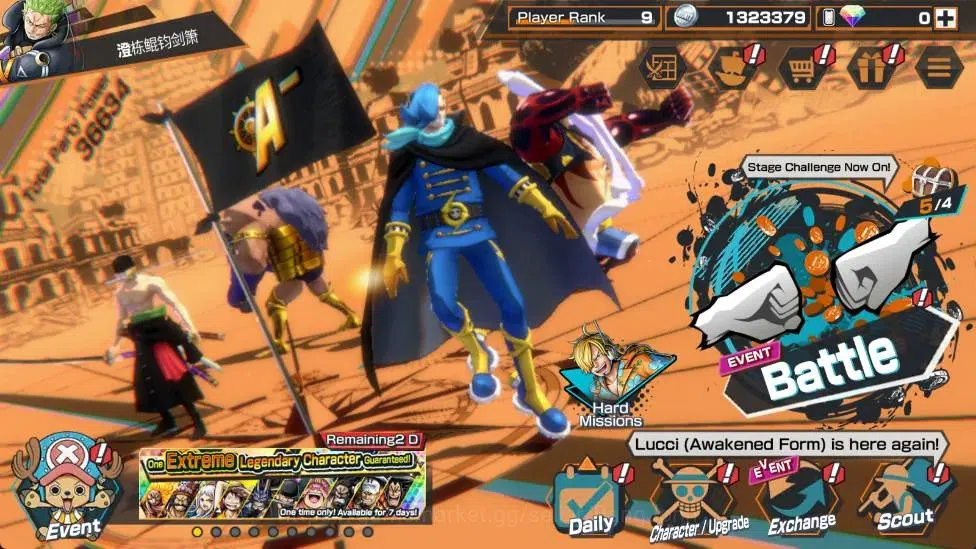 One Piece Bounty Rush Accounts Global |PR 9|EX 4|Gol D. Roger Lv.1/60,S-Snake Lv. image 10