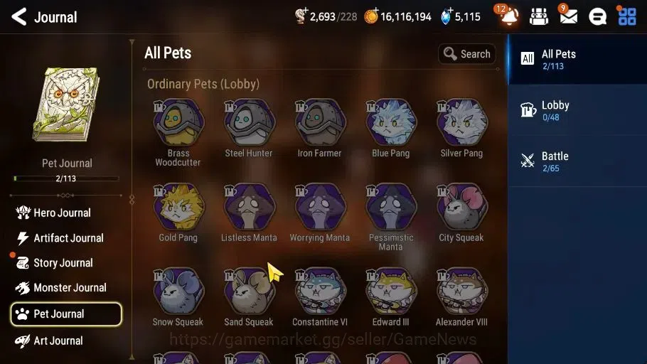 Epic Seven Accounts High-End GLOBAL Unverif|New Era|5 ML(Salome,Har Setti,US Choux,DB Senya,NC Landy)+Setsuka,Etc|PoH 18